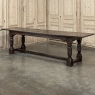 19th Century Rustic Country French Trestle Banquet Table