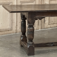 19th Century Rustic Country French Trestle Banquet Table