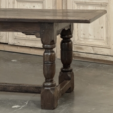 19th Century Rustic Country French Trestle Banquet Table