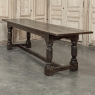 19th Century Rustic Country French Trestle Banquet Table