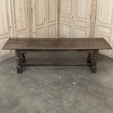 19th Century Rustic Country French Trestle Banquet Table