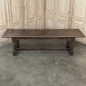 19th Century Rustic Country French Trestle Banquet Table