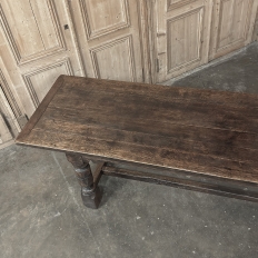 19th Century Rustic Country French Trestle Banquet Table