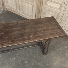19th Century Rustic Country French Trestle Banquet Table