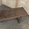 19th Century Rustic Country French Trestle Banquet Table