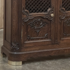 Antique Liegoise Louis XIV Credenza with Lattice Doors