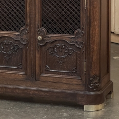 Antique Liegoise Louis XIV Credenza with Lattice Doors