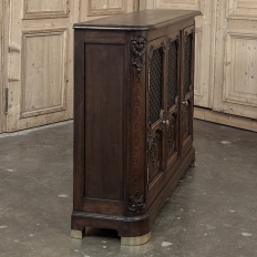 Antique Liegoise Louis XIV Credenza with Lattice Doors