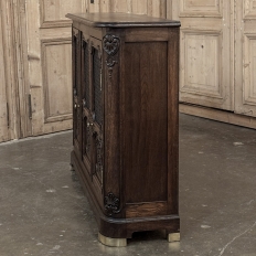 Antique Liegoise Louis XIV Credenza with Lattice Doors