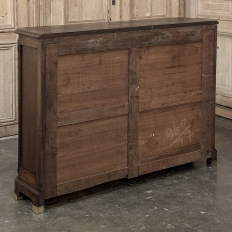 Antique Liegoise Louis XIV Credenza with Lattice Doors