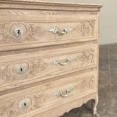 18th Century Country French Louis XV Commode in Stripped Oak