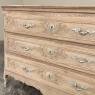 18th Century Country French Louis XV Commode in Stripped Oak