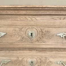 18th Century Country French Louis XV Commode in Stripped Oak