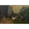 19th Century Framed Oil Painting on Canvas by Paul Henry Schouten (1864-1922)