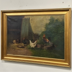19th Century Framed Oil Painting on Canvas by Paul Henry Schouten (1864-1922)