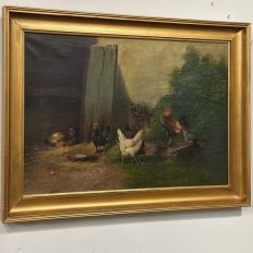 19th Century Framed Oil Painting on Canvas by Paul Henry Schouten (1864-1922)