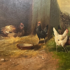 19th Century Framed Oil Painting on Canvas by Paul Henry Schouten (1864-1922)