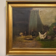 19th Century Framed Oil Painting on Canvas by Paul Henry Schouten (1864-1922)