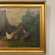 19th Century Framed Oil Painting on Canvas by Paul Henry Schouten (1864-1922)