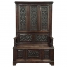 19th Century French Gothic Hall Bench with Trunk