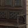 19th Century French Gothic Hall Bench with Trunk