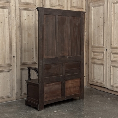 19th Century French Gothic Hall Bench with Trunk
