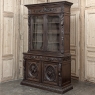 19th Century French Renaissance Hunt Bookcase ~ Bibliotheque