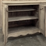 Grand Antique Country French Louis XV Buffet in Stripped Oak
