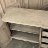 Grand Antique Country French Louis XV Buffet in Stripped Oak