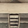 Grand Antique Country French Louis XV Buffet in Stripped Oak