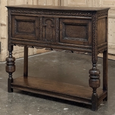 19th Century Rustic Dutch Neoclassical Raised Cabinet