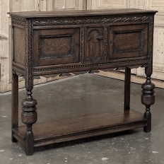 19th Century Rustic Dutch Neoclassical Raised Cabinet