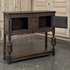 19th Century Rustic Dutch Neoclassical Raised Cabinet