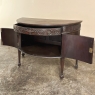 19th Century English Neoclassical Demilune Buffet ca. 1890