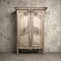 19th Century Country French Armoire Du Marriage from Normandie