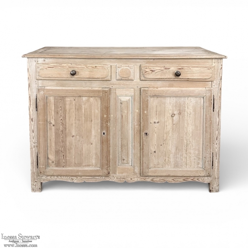 19th Century Rustic Country French Pine Buffet