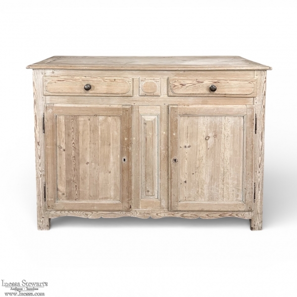 19th Century Rustic Country French Pine Buffet