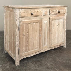 19th Century Rustic Country French Pine Buffet