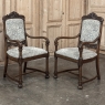 Set of 8 Antique French Louis XIV Dining Chairs includes 2 Armchairs
