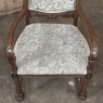 Set of 8 Antique French Louis XIV Dining Chairs includes 2 Armchairs