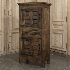 Antique Spanish Gentleman's Cabinet with Wrought Iron