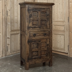Antique Spanish Gentleman's Cabinet with Wrought Iron