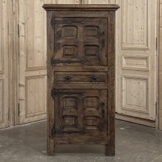 Antique Spanish Gentleman's Cabinet with Wrought Iron
