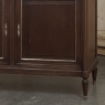 19th Century French Louis XVI Mahogany Buffet with Cararra Marble
