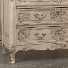 Antique Country French Louis XIV Stripped Oak Commode ~ Chest of Drawers