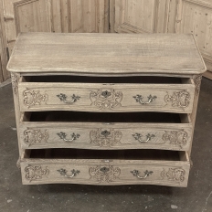 Antique Country French Louis XIV Stripped Oak Commode ~ Chest of Drawers