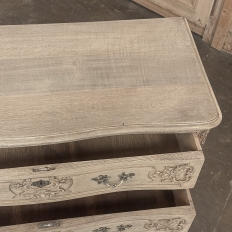 Antique Country French Louis XIV Stripped Oak Commode ~ Chest of Drawers