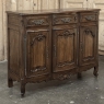 Antique Country French Walnut Buffet ~ Trois Porte Enfilade