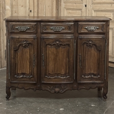 Antique Country French Walnut Buffet ~ Trois Porte Enfilade