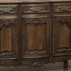 Antique Country French Walnut Buffet ~ Trois Porte Enfilade